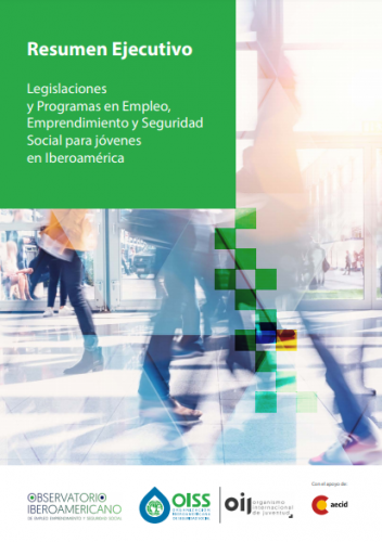 Screenshot for Legislaciones y programas en empleo, emprendimiento y seguridad social para jóvenes en Iberoamérica. Resumen ejecutivo